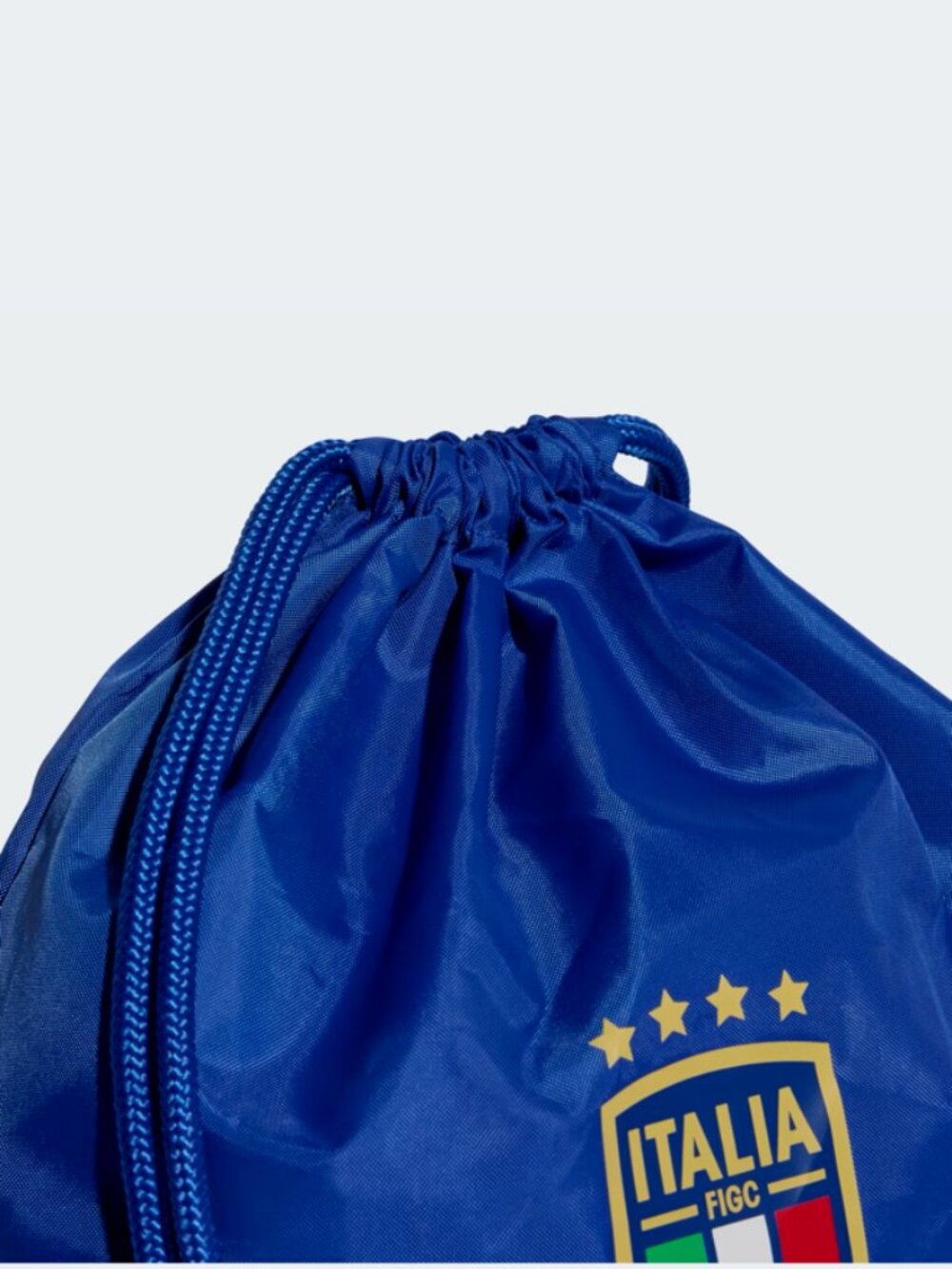 NWT Adidas Italy 26 Gym Sack (Bold Blue / Light Football Gold) - Picture 4 of 4